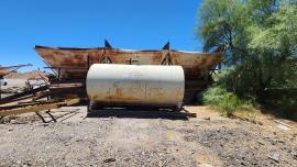 Stationary 1,000 Gallon Single Wall Fuel Tank (1 of 4)