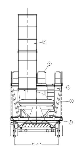 REDUCED PRICE- Portable 89,000 ACFM Gencor Baghouse (21 of 23)