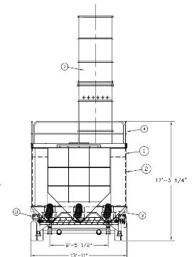 REDUCED PRICE- Portable 89,000 ACFM Gencor Baghouse (22 of 23)