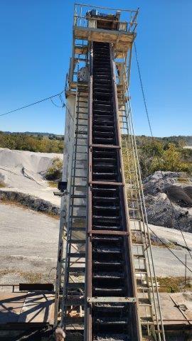 Stationary 200ton Standard Havens Asphalt Silo with Slat Conveyor (2 of 2)